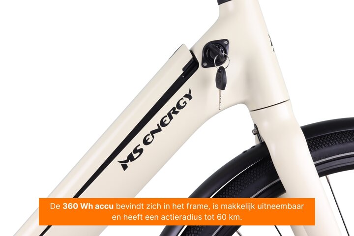 MS Energy C30 Elektrische Damesfiets 28 inch 8v 8