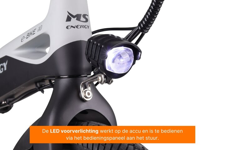 MS Energy I10 Elektrische Vouwfiets 20 inch 6v 13