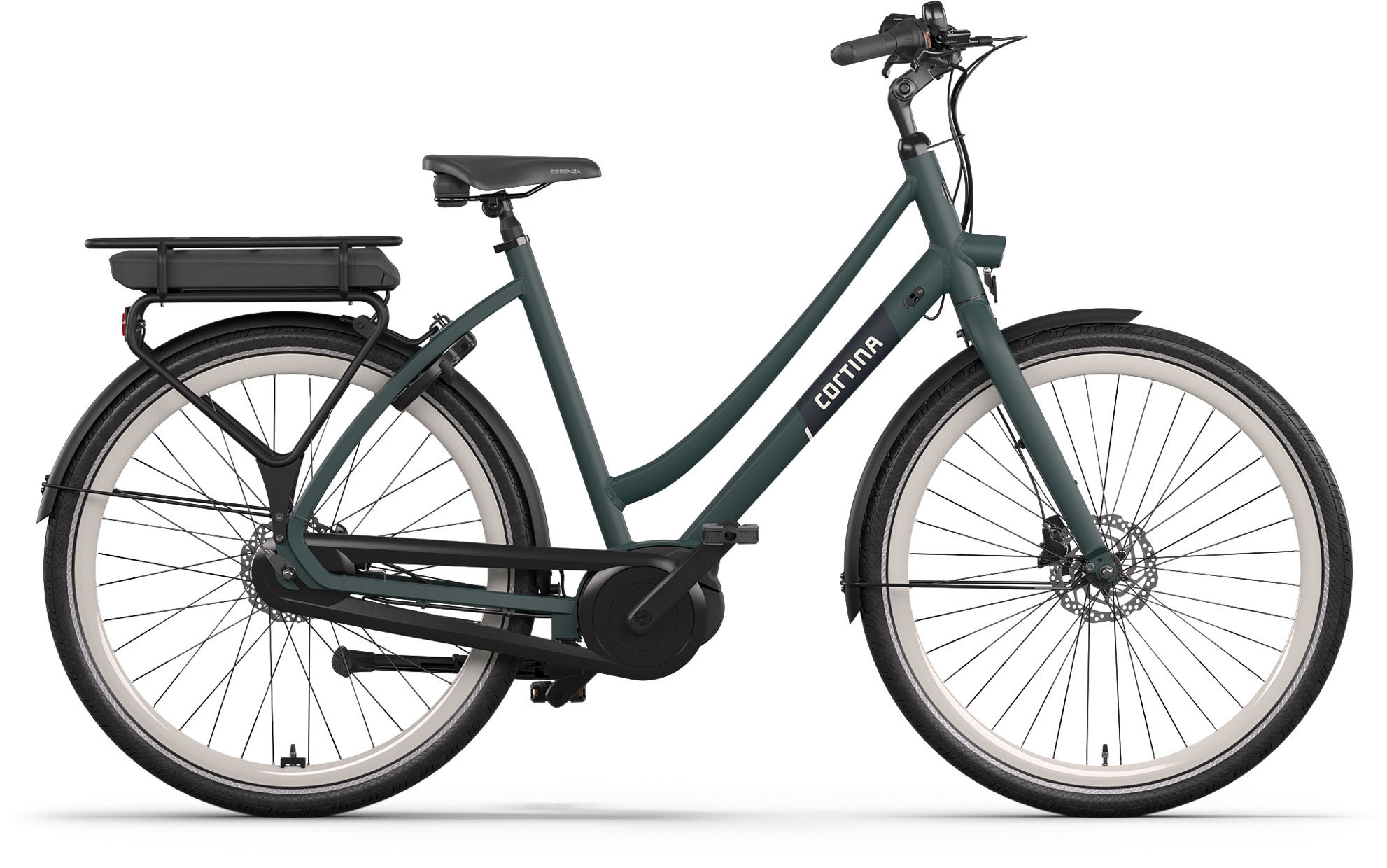Cortina E-Tide Elektrische Damesfiets 28 inch 53cm Middenmotor DB7