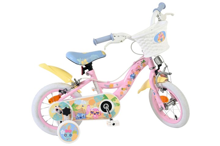 Disney Stitch Kinderfiets Meisjes 12 inch V-brakes 11