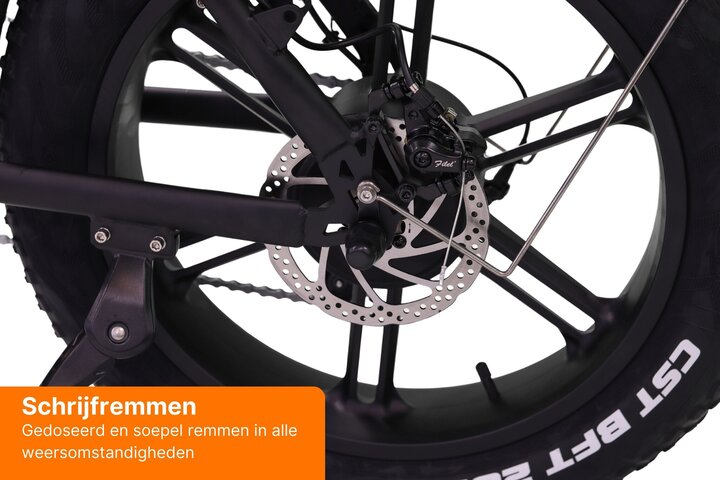 Ouxi S20 Pro Fatbike max 25 km/h 15