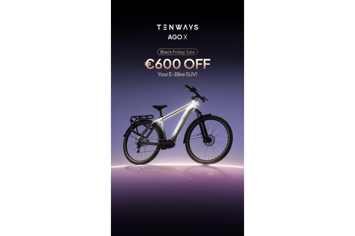 TENWAYS AGO X Elektrische Herenfiets M 10v 2