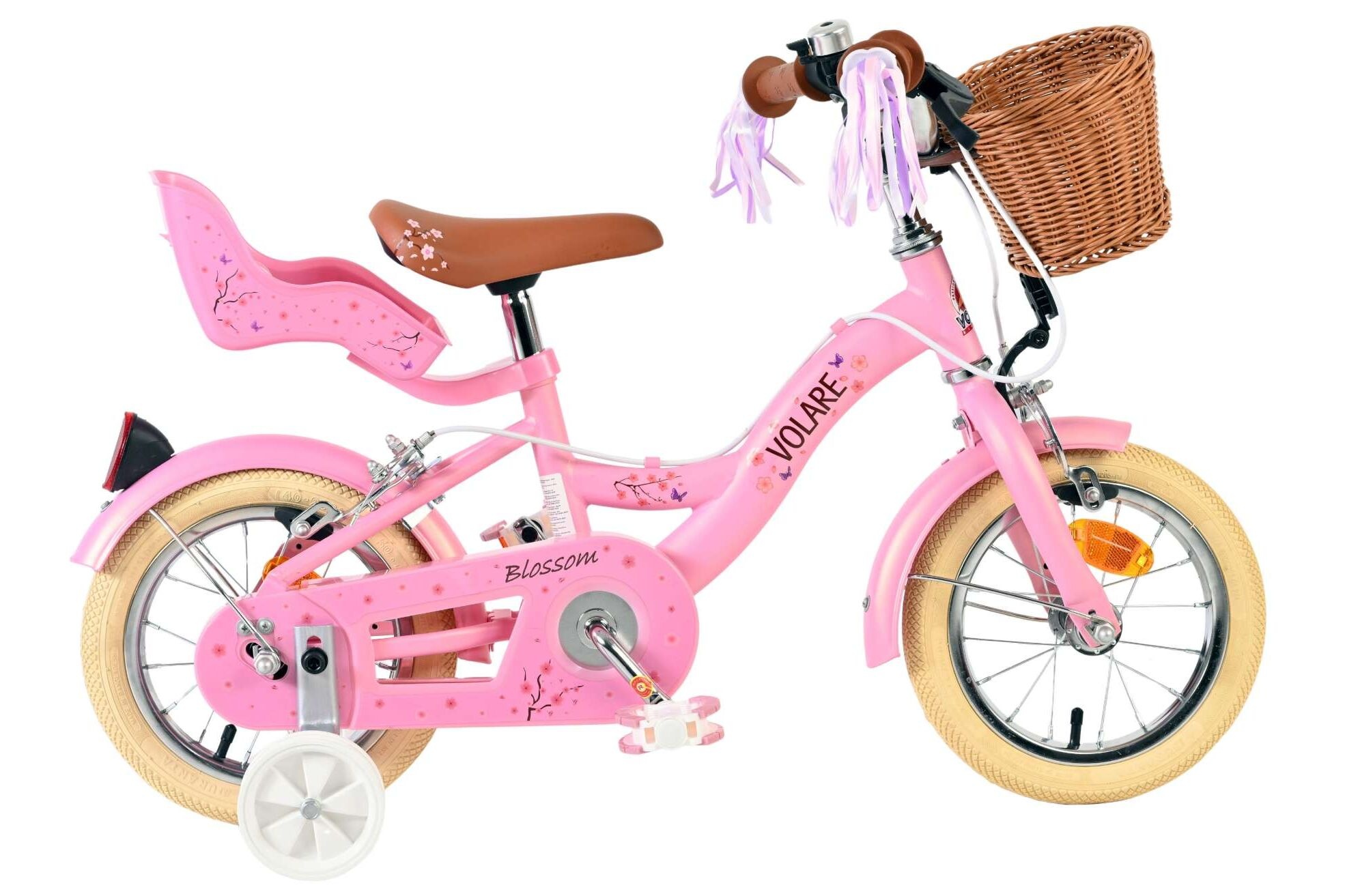 Volare Blossom Kinderfiets Meisjes 12 inch V-brakes