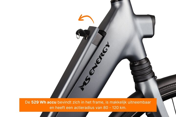 MS Energy C300 Elektrische fiets 28 inch 8