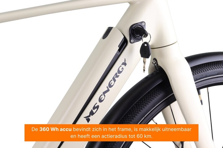 MS Energy C40 Elektrische Herenfiets 28 inch 8v 8