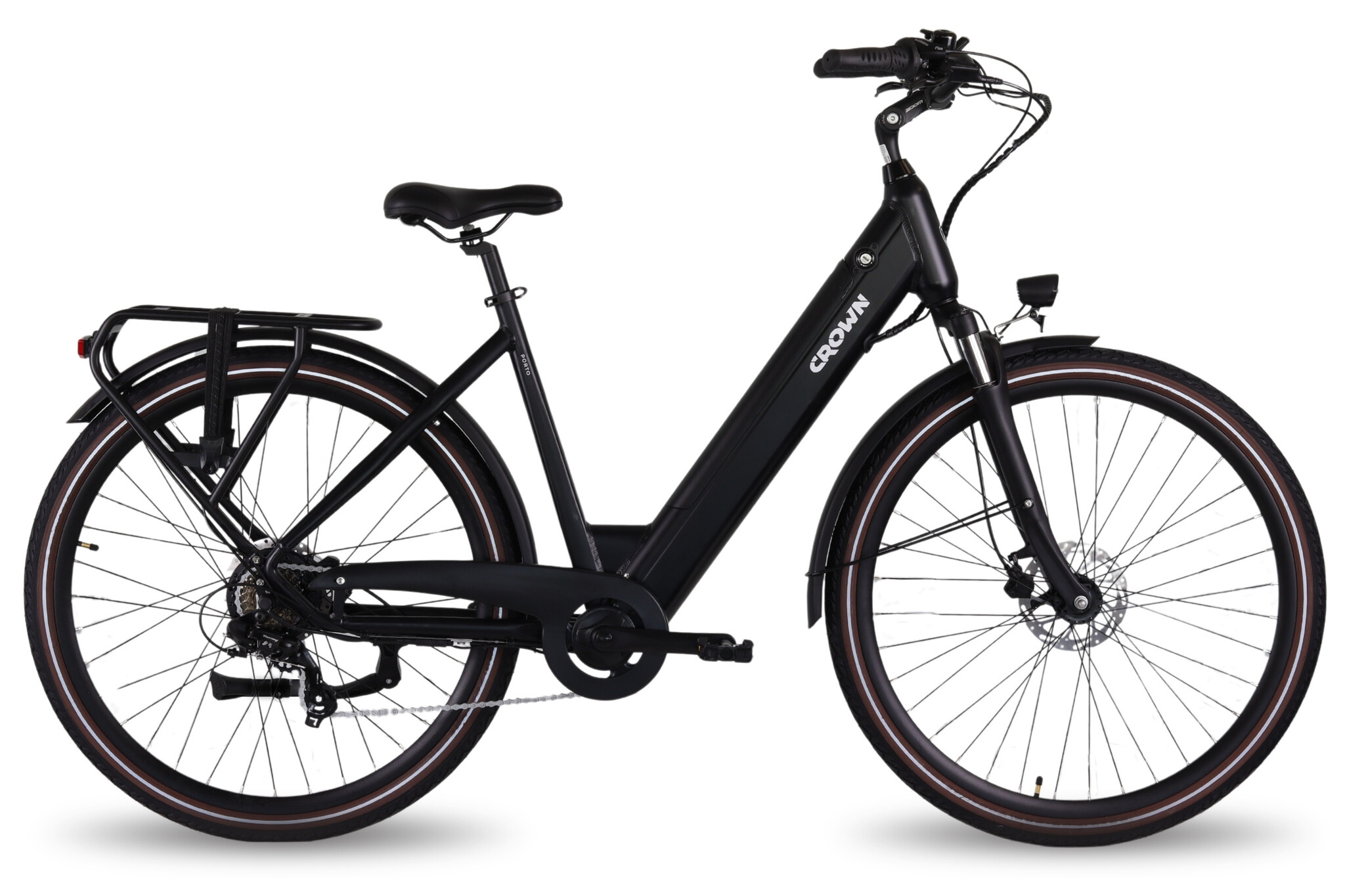 Crown Porto Elektrische Damesfiets 28 inch 53cm 7v