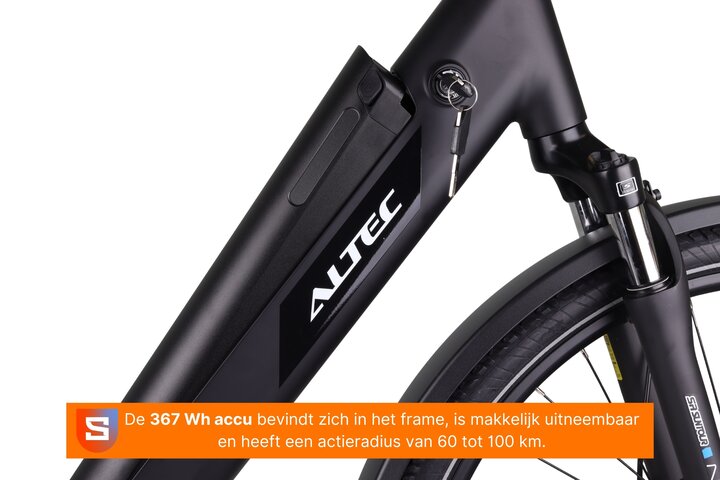 Altec Vulcan Elektrische Damesfiets 28 inch 50cm Belt 8