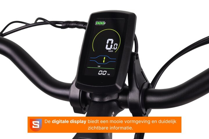 Crown Porto Elektrische Damesfiets 28 inch 53cm 7v 6