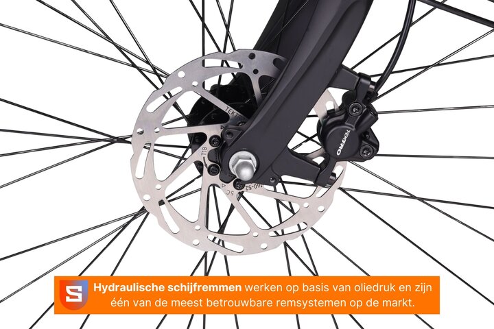 Crown Porto Elektrische Damesfiets 28 inch 53cm 7v 11