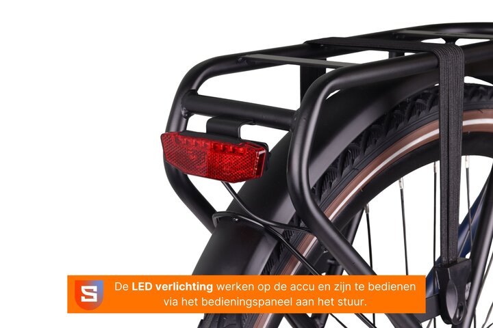 Crown Porto Elektrische Damesfiets 28 inch 53cm 7v 15