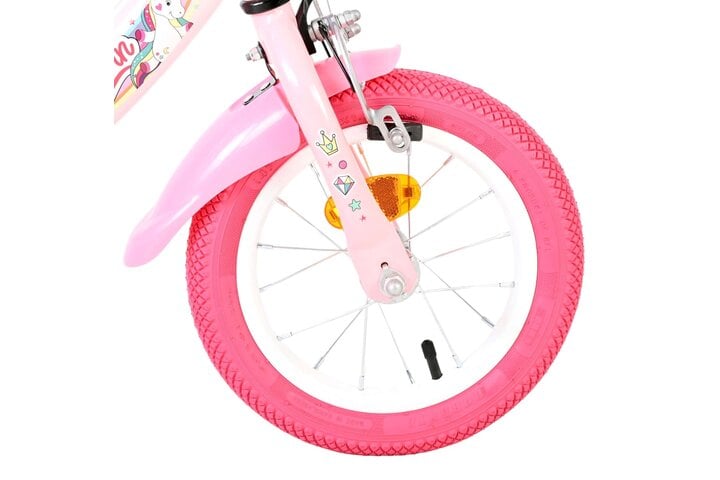 Volare Unicorn Kinderfiets Meisjes 12 inch V-brakes 10