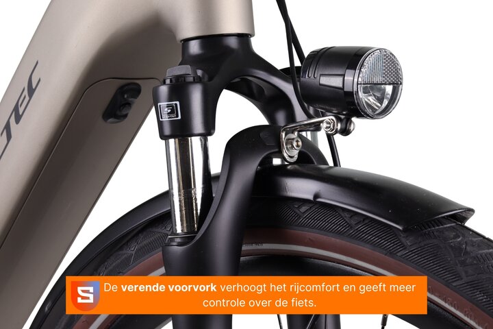 Altec Dynamic Elektrische Damesfiets 28 inch 48cm Belt 7v 11