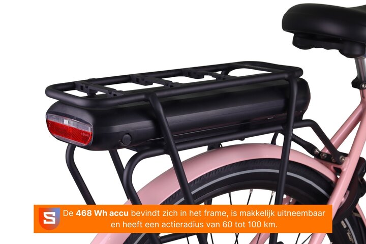 Altec Troja Elektrische Transportfiets 28 inch Hydraulische Schijfrem 53cm 7v 12