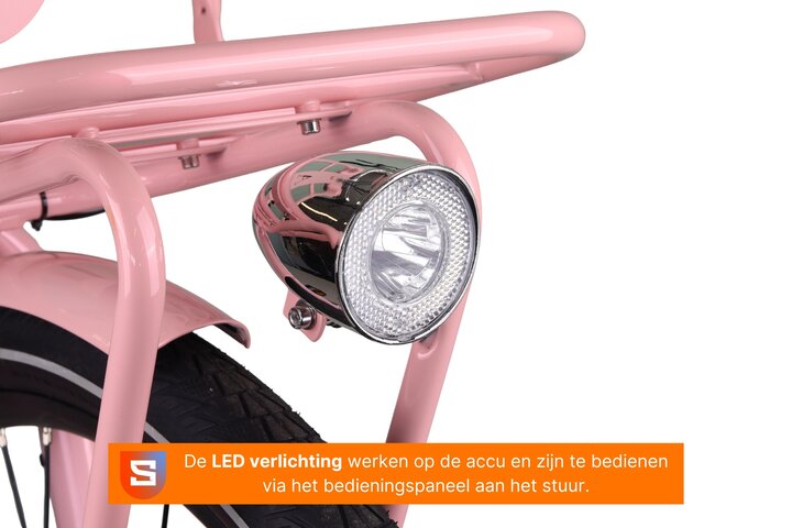 Altec Troja Elektrische Transportfiets 28 inch Hydraulische Schijfrem 53cm 7v 17