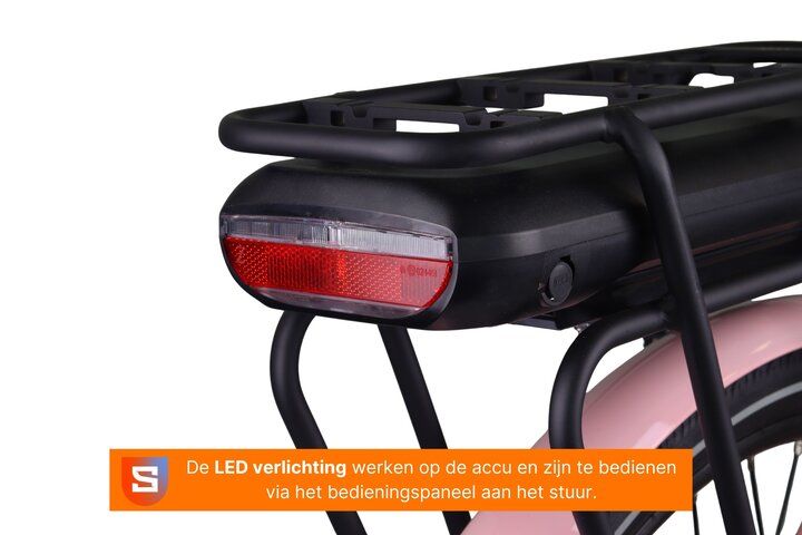 Altec Troja Elektrische Transportfiets 28 inch Hydraulische Schijfrem 53cm 7v 18