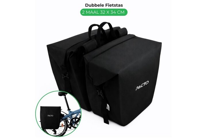 PACTO Dubbele waterdichte fietstas 3