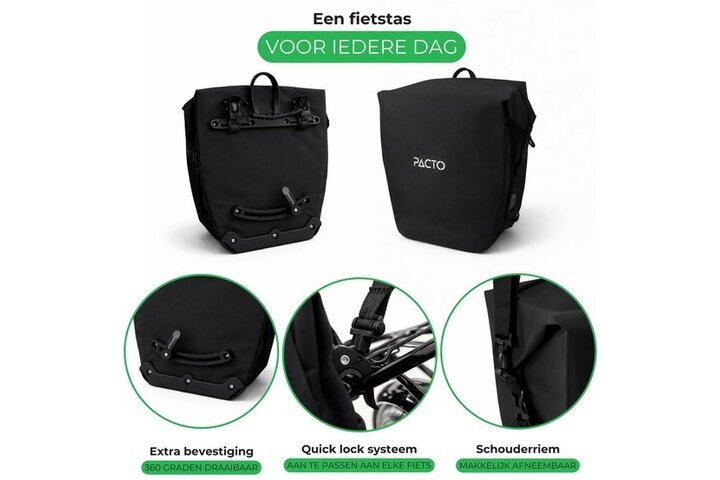 PACTO Enkele  fietstas 4