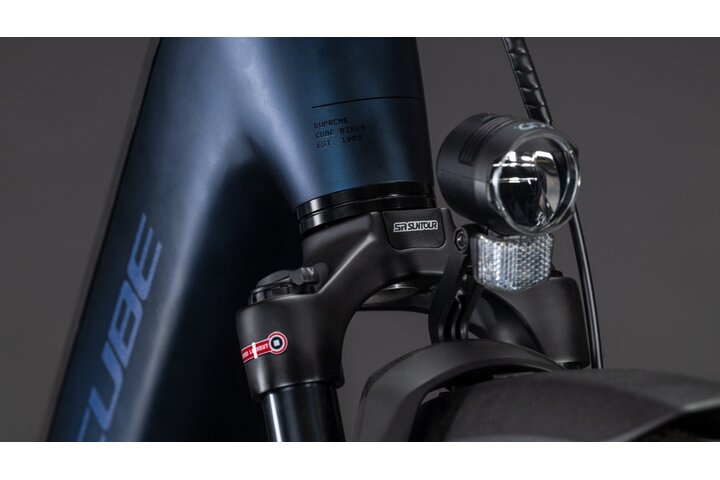 Cube Supreme Hybrid Deluxe One 600 Elektriche Damesfiets 28 inch 54cm 5v 11