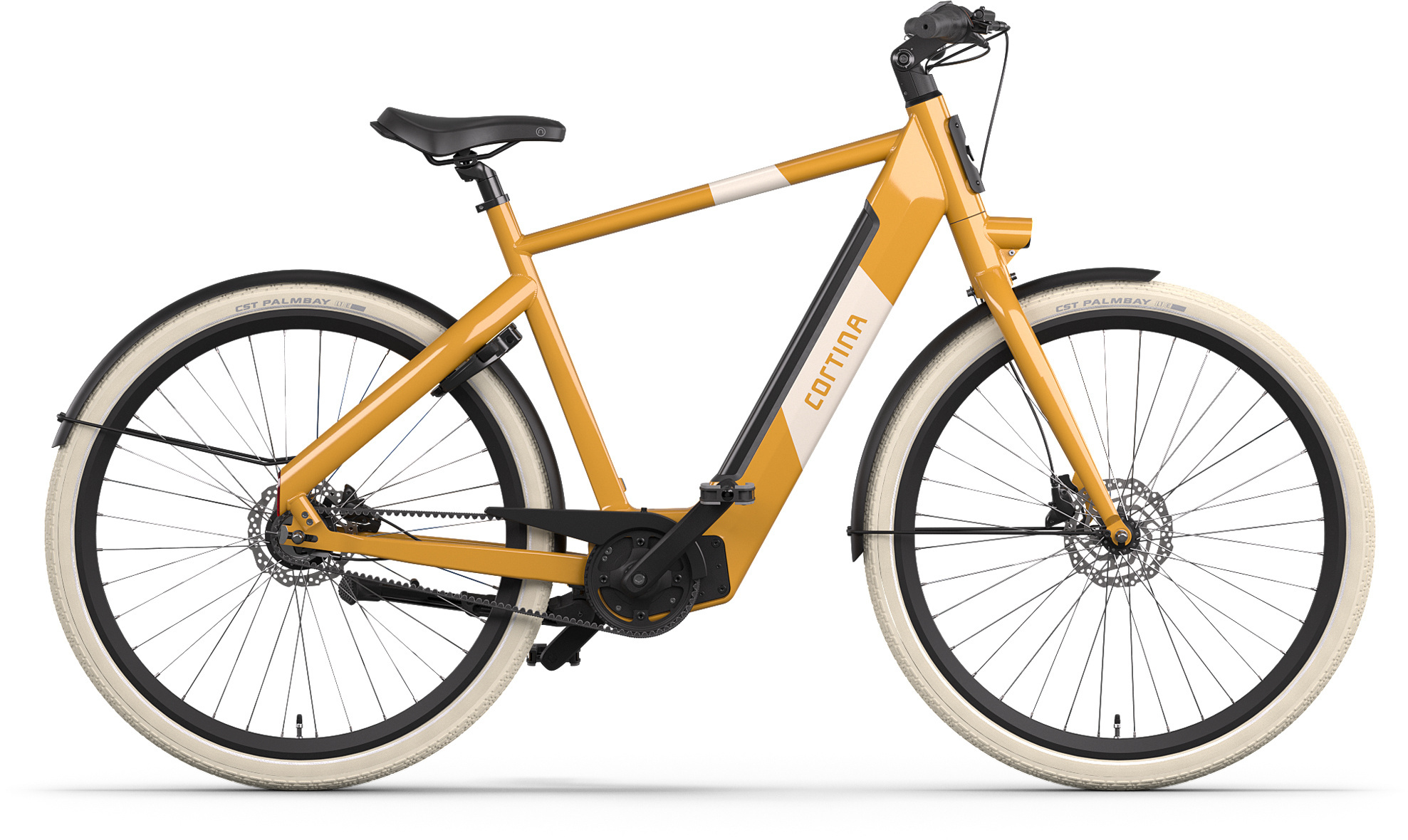 Cortina E-Blau Herenfiets 28 inch 53cm DB8 belt