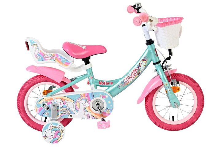 Volare Unicorn Kinderfiets 12 inch - afbeelding 1