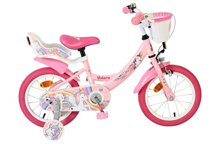Volare Unicorn Kinderfiets Meisjes 14 inch 2