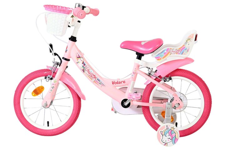 Volare Unicorn Kinderfiets Meisjes 14 inch V-brakes 7