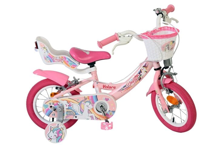 Volare Unicorn Kinderfiets Meisjes 12 inch V-brakes 5