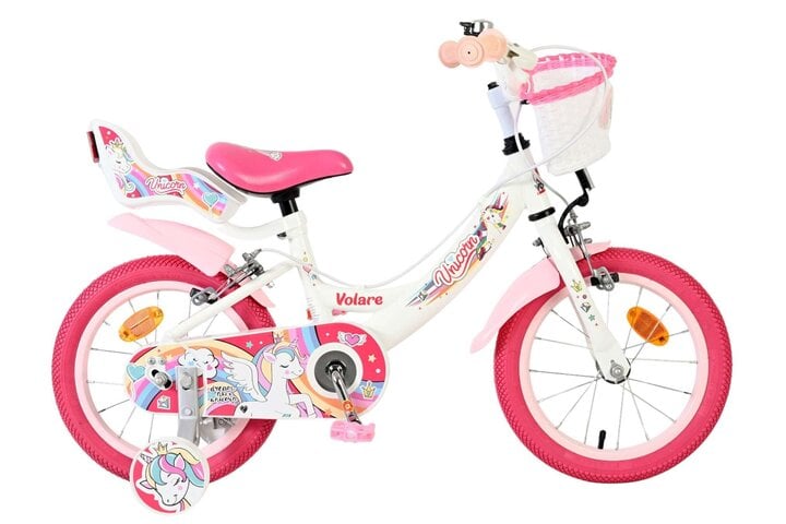 Volare Unicorn Kinderfiets Meisjes 14 inch V-brakes 3