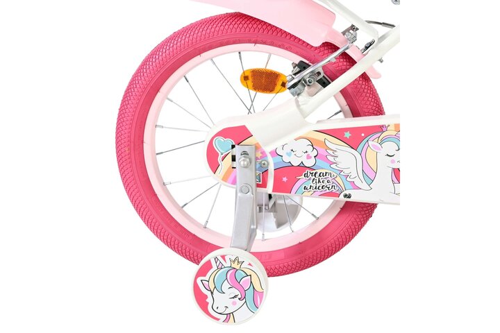 Volare Unicorn Kinderfiets Meisjes 16 inch V-brakes 10