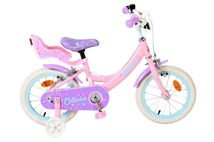 Volare Olivia Kinderfiets  14 inch V-brakes - afbeelding 1