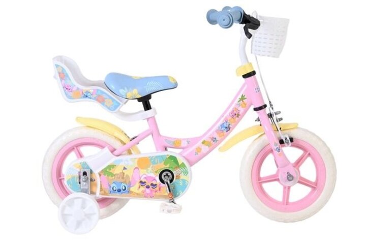 Disney Stitch Kinderfiets Meisjes 12 inch 2