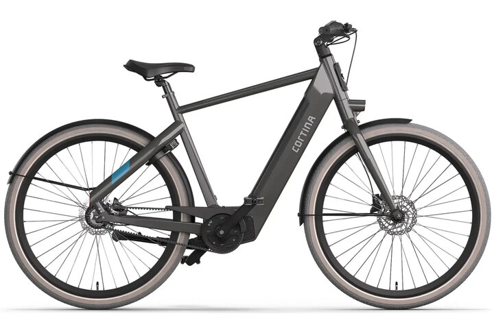 Cortina E-Blau Herenfiets 28 inch 61cm DB7 belt 1