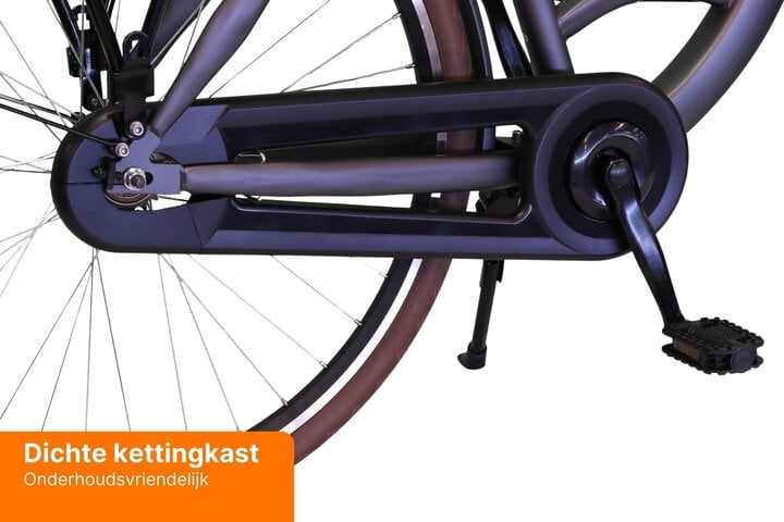 Crown Rio Herenfiets 28 inch 52 cm Mat Zwart - afbeelding 1