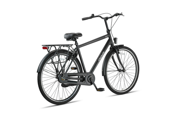 Crown Rio Herenfiets 28 inch 52 cm Mat Zwart - afbeelding 3