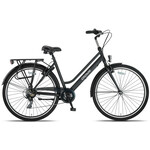 Crown New York Damesfiets 28 inch 55cm Mat Zwart 7v