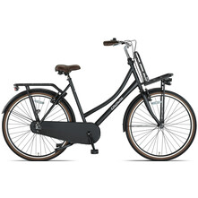 Crown Crown Paris Transportfiets 28 inch 57 cm Mat Zwart