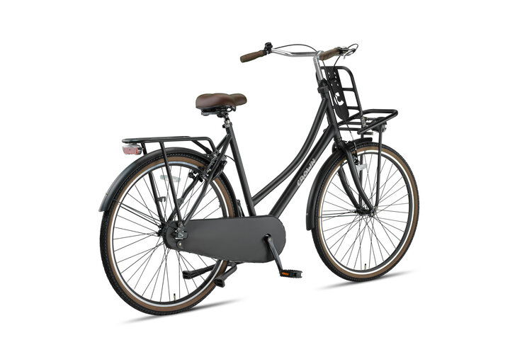 Crown Paris Transportfiets 28 inch 57 cm Mat Zwart - afbeelding 3