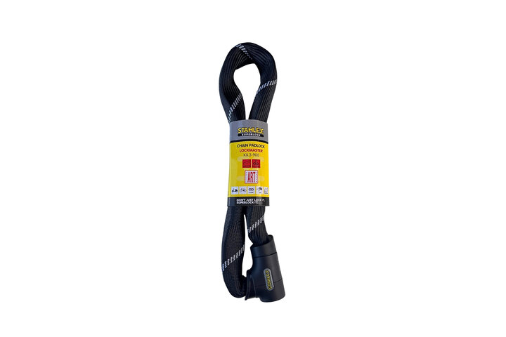 ANWB Verzekeringsslot Stahlex *Verzekeringspakket* Lockmaster Kettingslot ART2 Zwart 90cm - afbeelding 5