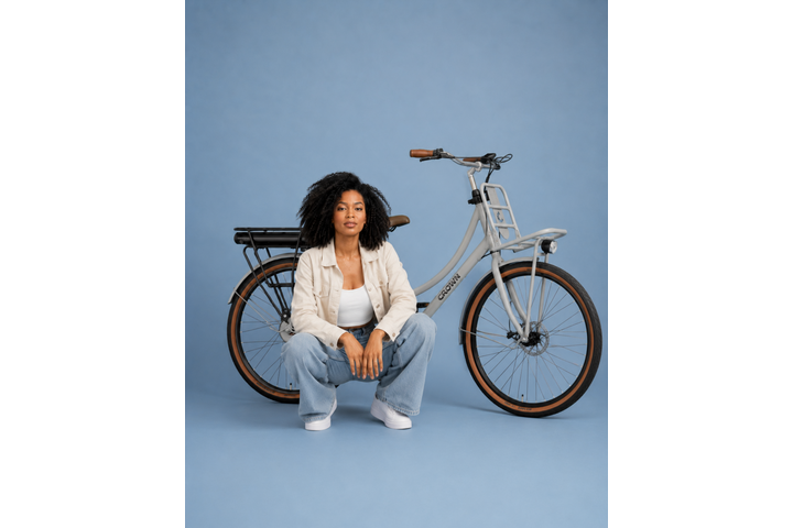 Crown Barcelona Elektrische Transportfiets 28 inch 57cm - afbeelding 7