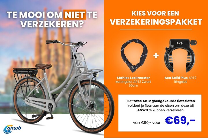 Crown Barcelona Elektrische Transportfiets 28 inch 50cm - afbeelding 3