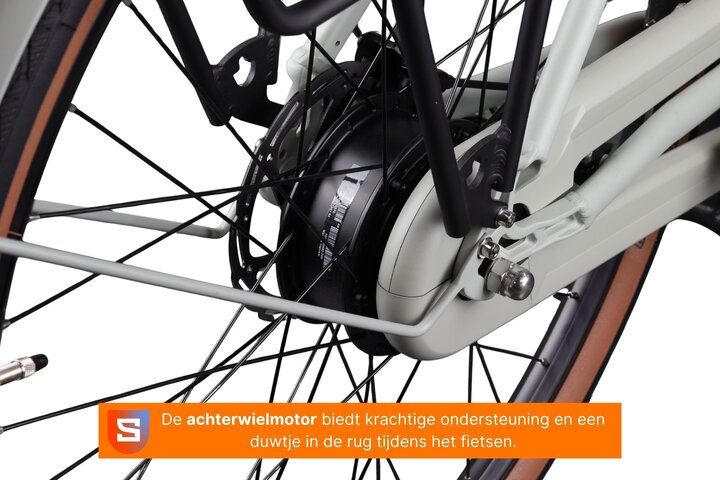 Crown Barcelona Elektrische Transportfiets 28 inch 57cm - afbeelding 8