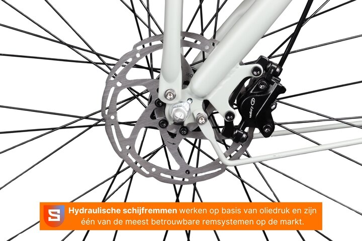 Crown Barcelona Elektrische Transportfiets 28 inch 57cm - afbeelding 10