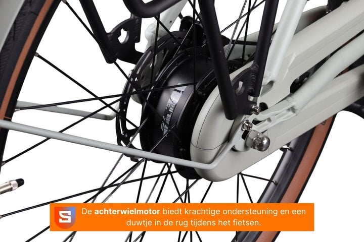 Crown Barcelona Elektrische Transportfiets 28 inch 50cm - afbeelding 11