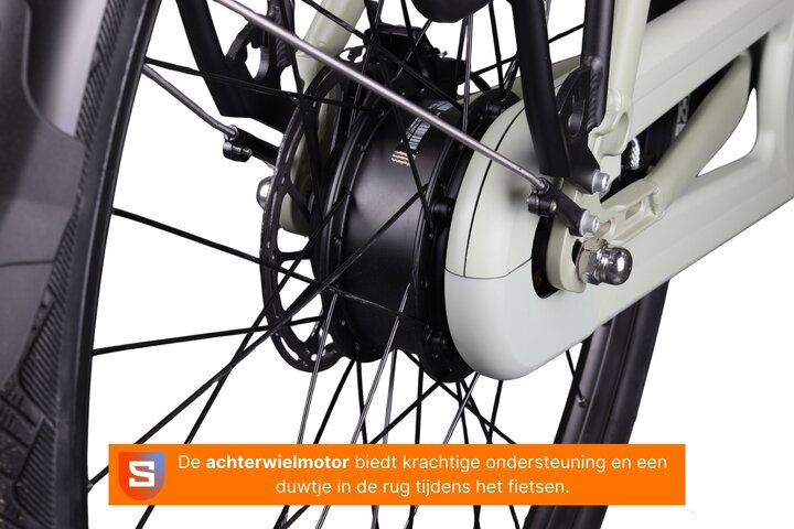 Crown Los Angeles Elektrische Damesfiets 28 inch 52cm - afbeelding 9