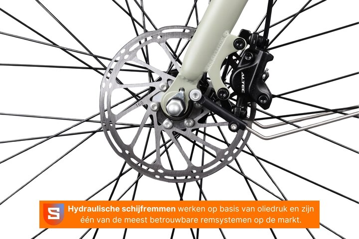 Crown Los Angeles Elektrische Damesfiets 28 inch 52cm - afbeelding 11