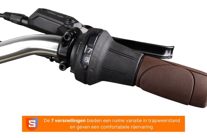 Crown Las Vegas Elektrische Transportfiets 28inch 50cm 7v - afbeelding 10