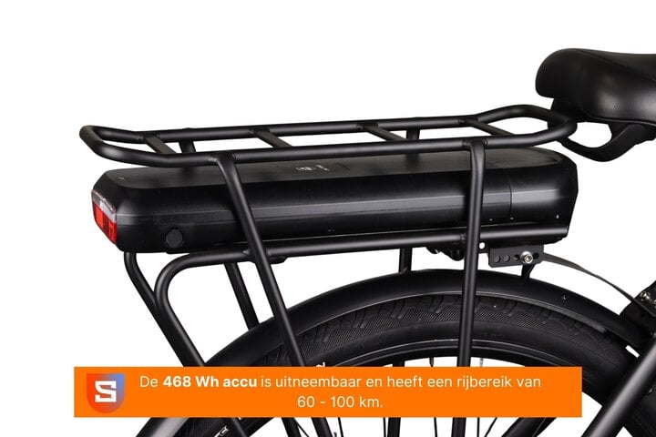 Crown Sydney Elektrische Damesfiets 28 inch 52cm 7v - afbeelding 11