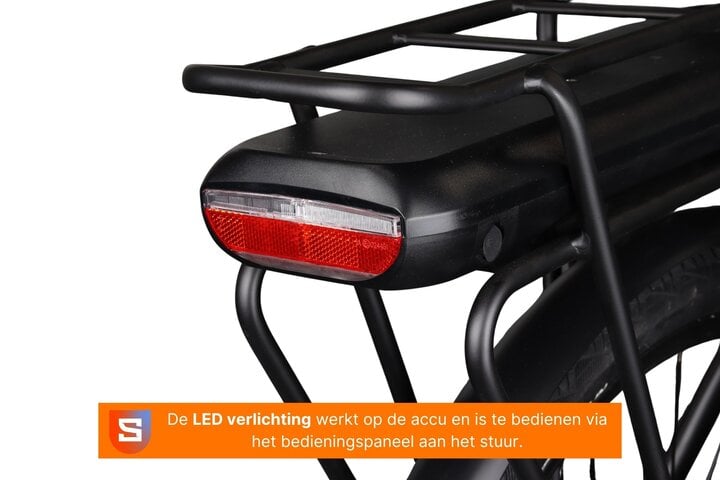 Crown Sydney Elektrische Damesfiets 28 inch 52cm 7v - afbeelding 15