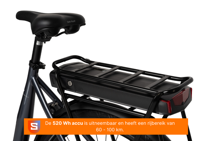 Altec Easy Elektrische Damesfiets 26 inch 48cm 8v *Lage Instap* - afbeelding 9