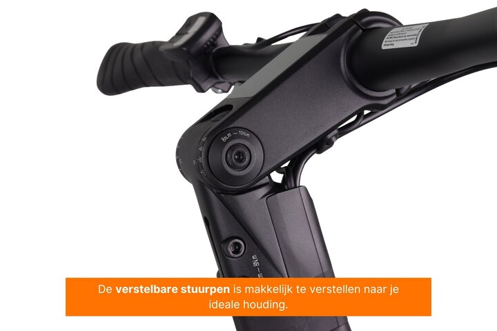 Altec Blitz Elektrische Herenfiets 28inch Zwart 59cm - afbeelding 11